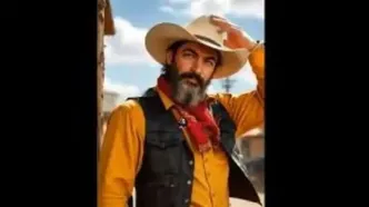 پارسا پیروزفر در نقش لوک خوش‌شانس، هوتن شکیبا و بهرام افشاری در نقش برادران دالتون/ویدیو