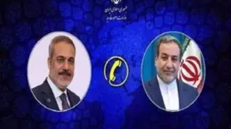 گفت‌وگوی تلفنی وزرای امور خارجه ایران و ترکیه درباره تحولات منطقه