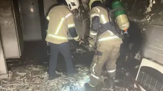 آتش سوزی مرگبار یک مکانیکی در مشیریه تهران