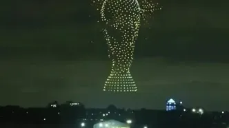 ویدئو: آتش بازی شروع سال 2026 با تم جام جهانی