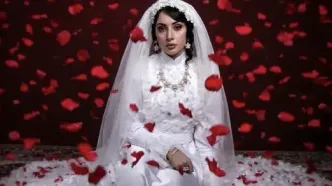 تصاویر دیده نشده از ترلان پروانه با لباس عروس!