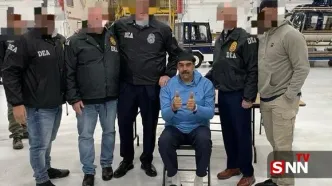 اولین تصاویر از مادورو پس از انتقال وی به نیویورک