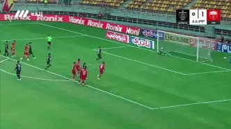 ویدیو: گل اول پرسپولیس به فولاد توسط علیپور