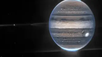 سیاره مشتری از نگاه تلسکوپ فضایی جیمز وب