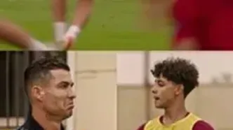 ویدئو: فوق ستاره در حال تماشای تمرینات فرزندش