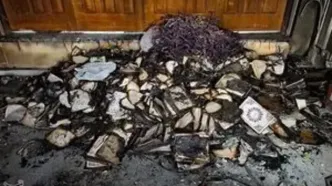 حمله اغتشاشگران مسلح به دادگستری شهرستان ممسنی