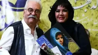 بغض فرزانه کابلی در مراسم افتتاحیه جشنواره فجر کرمان به یاد همسرش هادی مرزبان