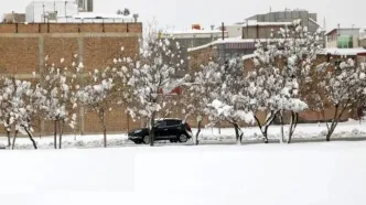 بارش برف و باران در اکثر مناطق کشور