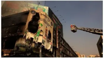 شمار قربانیان آتش سوزی مرگبار در پاکستان به ۲۶ نفر رسید