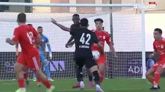 ببینید؛ گل تماشایی سامان قدوس در بازی کلبا - عجمان دقیقه 24