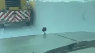 بارش برف یک و نیم متری در جاده مهاباد به بوکان