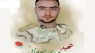 شهادت مرزبان هنگ مرزی سردشت بر اثر سقوط بهمن