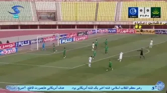 خلاصه بازی شمس آذر مقابل استقلال خوزستان را ببینید