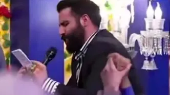 شعرخوانی تهدیدآمیز حسین طاهری در حمایت از رهبر انقلاب