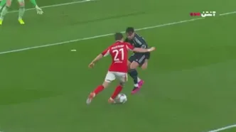 ویدیو: گل سوم بنفیکا به رئال مادرید توسط اشجلدرپ