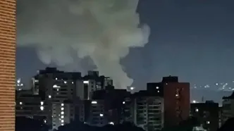 ویدئویی که وحشت حملات هوایی در کاراکاس را نشان می‌دهد