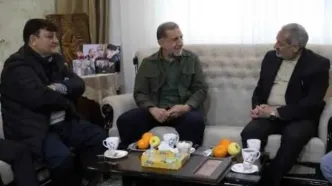 دیدار وزیر آموزش و پرورش با خانواده سردار سرلشکر شهید محققی