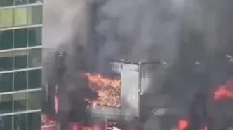 آتش‌سوزی گسترده در فروشگاهی در تایوان