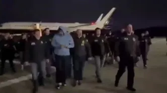 اولین تصاویر از نیکلاس مادورو، رئیس‌جمهور قانونی ونزوئلا در نیویورک/فیلم