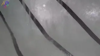 فرآیند تولید انبوه فوم در کارخانه ای در کره جنوبی