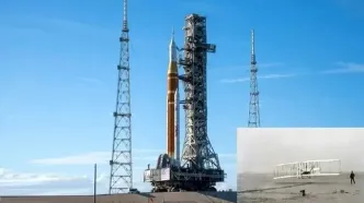 هواپیمای برادران رایت به ماه می‌رود