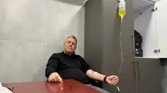 اسکوچیچ پس از بازی مس زیر سرم رفت!