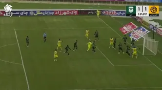 گل اول فجرسپاسی به خیبر با اشتباه مدافعان + ویدئو