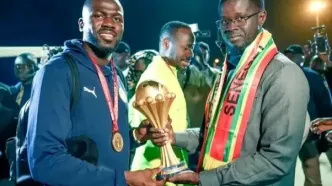 ‎قهرمانان آفریقا با استقبال رئیس جمهور به خانه بازگشتند