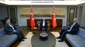 دیدار و گفت‌وگوی عراقچی با اردوغان در استانبول