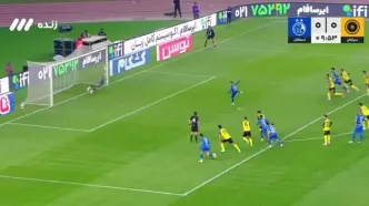 ویدیو: گل اول استقلال به سپاهان توسط آسانی