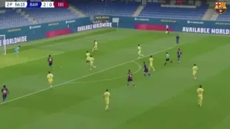 ویدئو: جادوی ستاره ۱۷ ساله در تیم دوم بارسا