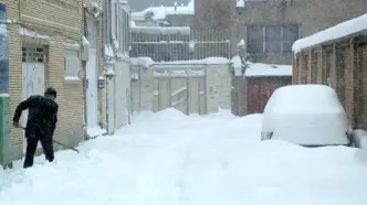 برف و سرما مدارس این شهر را تعطیل کرد