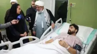 حضور نمایندگان رهبر انقلاب در منازل تعدادی از جانبازان سرافراز ️