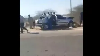 تصادف رخ‌به‌رخ در سه‌راهی حادثه خیز نقاشه قشم چند مصدوم برجا گذاشت