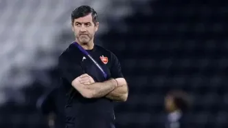 رفتار ویژه کریم باقری در روز برفی اکباتان