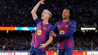 بارسلونا صدر را از رئال پس گرفت؛ دو نیمه متفاوت شاگردان فلیک در نیوکمپ