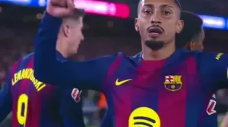 ویدئو: درخشش رافینیا با پیراهن بارسلونا