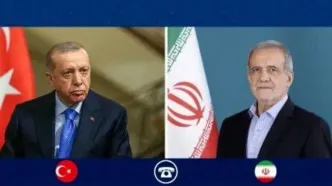 گفتگوی تلفنی پزشکیان و اردوغان حول مسائل منطقه