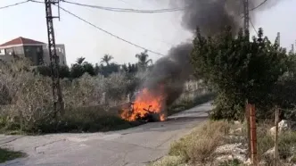 حمله پهپادی اسرائیل به لبنان