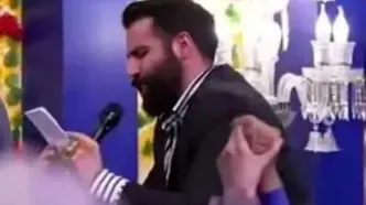 شعرخوانی تهدیدآمیز حسین طاهری در حمایت از رهبر انقلاب/ویدیو