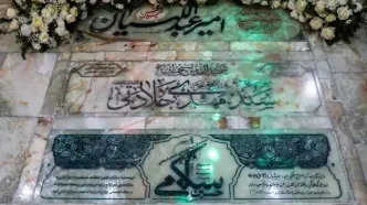 سنگ مزار سپهبد شهید حاج حسین سلامی نصب شد