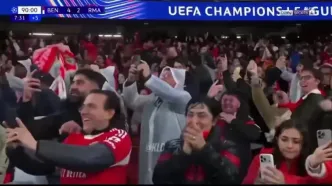 ویدئو: گل صعود بنفیکا با ضربه سر دروازه‌بان