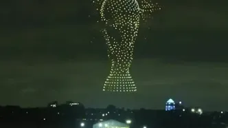 ویدئو: آتش بازی شروع سال 2026 با تم جام جهانی