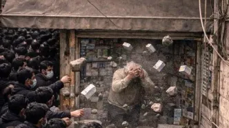 پوستر گرافیکی  رسانه سازمان تبلیغات اسلامی درباره اعتصاب بازار