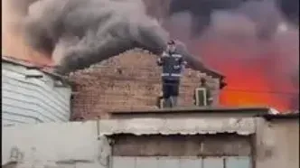 آتش‌سوزی در کاظمین