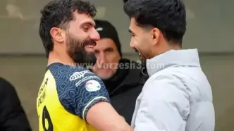 استقلالی جنجالی به سوی نیمکت پرسپولیس! (عکس)