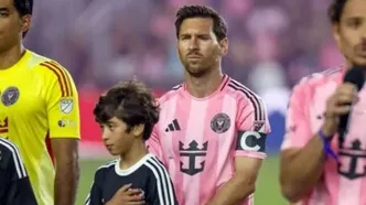 دیدار با مسی اشک یک بازیکن را درآورد!