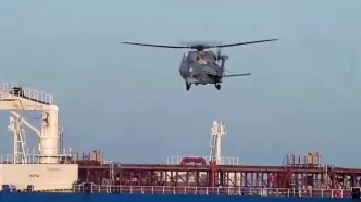 حمله کماندوهای فرانسه و توقیف کشتی روسیه/ ویدئو