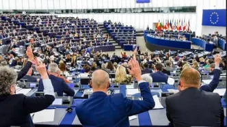 نه قاطع پارلمان اروپا به سخنرانی رضا پهلوی در بروکسل