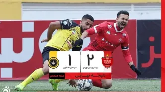 خلاصه بازی پرسپولیس 2 - سپاهان 1 + ویدئو